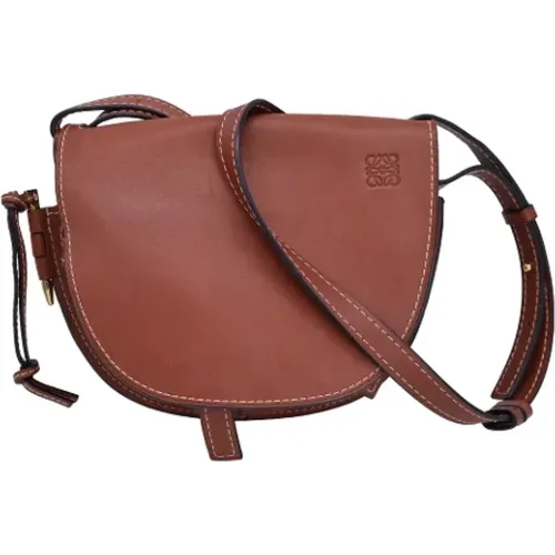 Pre-owned Cross Body Bags, female, , Size: ONE SIZE Pre-owned Leather shoulder-bags - Loewe Pre-owned - Modalova