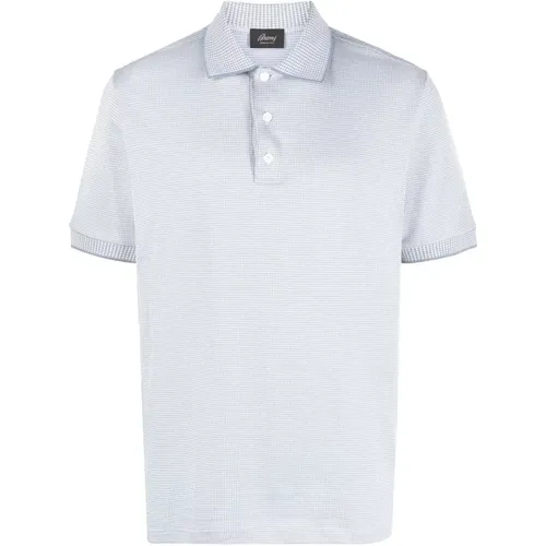 Shorts sleeve polo , male, Sizes: 3XL - Brioni - Modalova