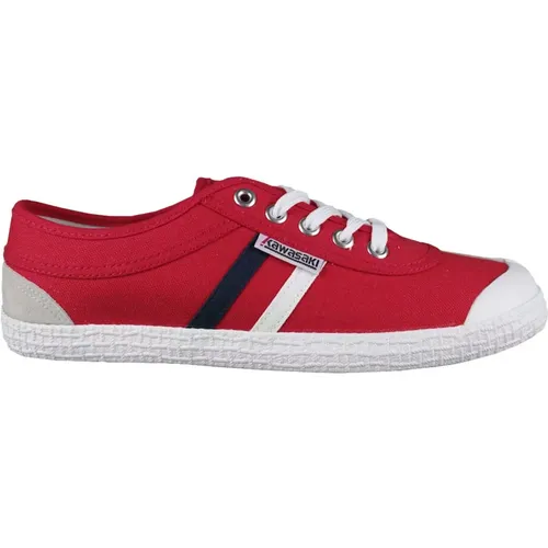 Retro Canvas Sneakers , Herren, Größe: 36 EU - Kawasaki - Modalova