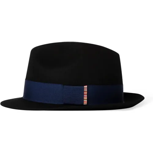 Hats, male, , Size: L Men's Trilby Multi Artist Hat - PS By Paul Smith - Modalova