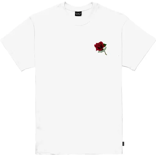 Grafikdruck Weißes T-Shirt , Herren, Größe: S - Propaganda - Modalova