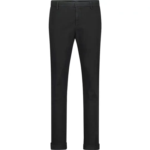 Classic Chino Pants with Pockets and Belt Loops , male, Sizes: W34 - Dondup - Modalova