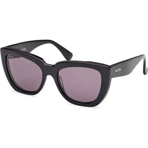 Shiny Smoke Sunglasses , female, Sizes: 54 MM - Max Mara - Modalova