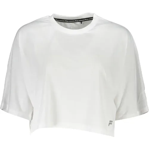Stilvolles Weißes T-Shirt , Damen, Größe: L - Fila - Modalova