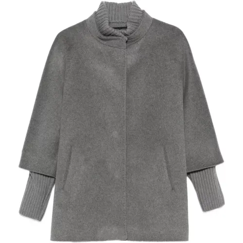 Turtlenecks, female, , Size: M Wool Outerwear Aw25 - Cinzia Rocca - Modalova
