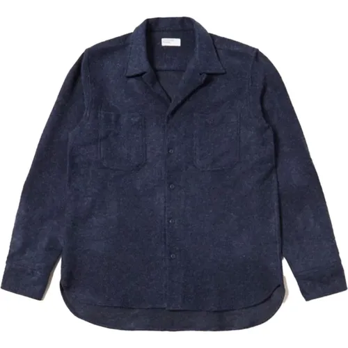 Worker Navy Work Shirt , Herren, Größe: S - Universal Works - Modalova