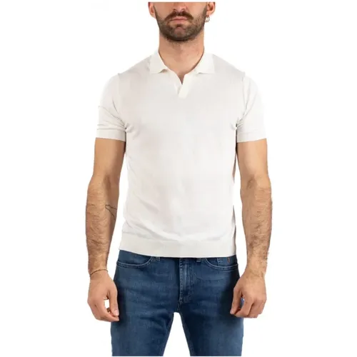 Mens Short Sleeve Shirt , male, Sizes: L, XL - Tagliatore - Modalova
