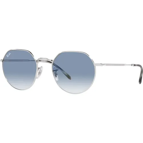 Jack Sunglasses Silver/Blue Grey Shaded,Polarized Jack Sungles - Ray-Ban - Modalova