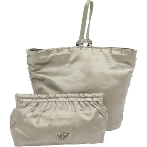 Pre-owned Tote Bags, female, , Size: ONE SIZE Pre-owned Nylon handbags - Prada Vintage - Modalova