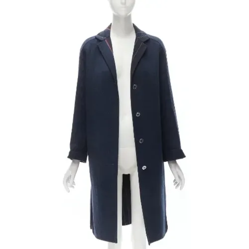 Pre-owned Wool outerwear , female, Sizes: XS - Hermès Vintage - Modalova
