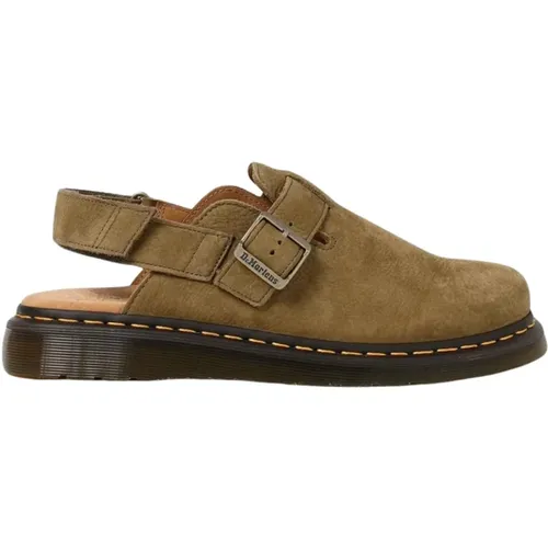 Clogs, male, , Size: 10 1/2 US Military Style Olive Casual Sandals - Dr. Martens - Modalova