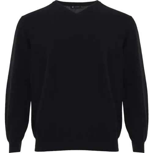 Cashmere V-Neck Sweater , male, Sizes: 3XL - Colombo - Modalova