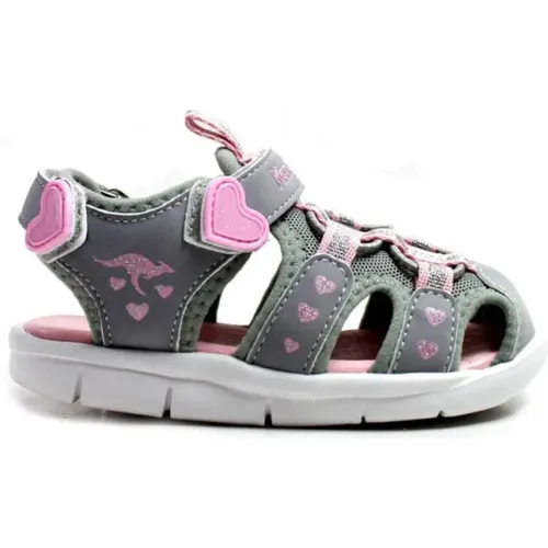 Kinder Grau-Rosa Sneakers KangaROOS - Kangaroos - Modalova