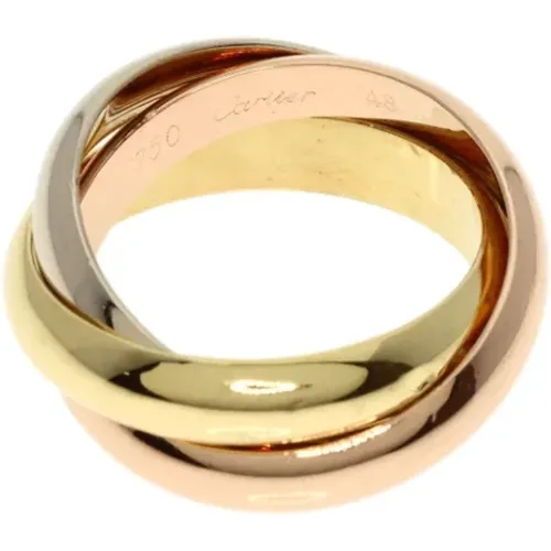 Pre-owned Jewellery, female, , Size: ONE SIZE Pre-owned Gold rings - Cartier Vintage - Modalova