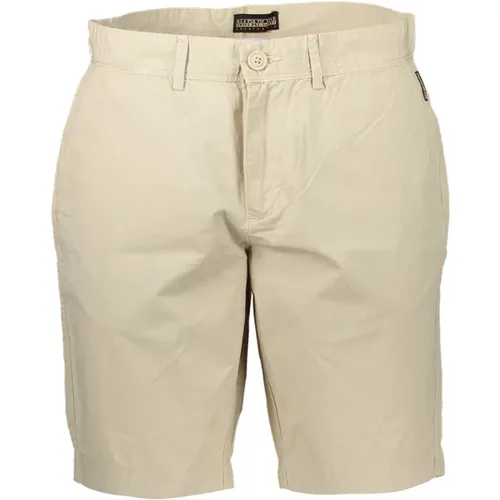 Bermuda Shorts with Contrast Details , male, Sizes: W34, W38, W30 - Napapijri - Modalova