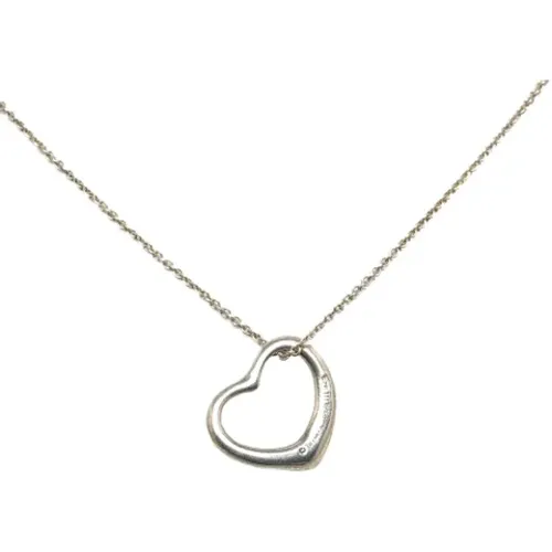 Pre-owned Jewellery, female, , Size: ONE SIZE Pre-owned Silver necklaces - Tiffany & Co. Pre-owned - Modalova