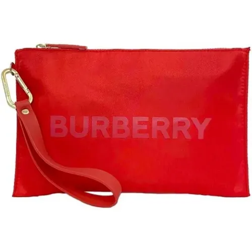 Pre-owned Clutches, female, , Size: ONE SIZE Pre-owned Nylon clutches - Burberry Vintage - Modalova