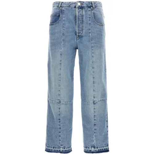 Najet Patchwork Denim Jeans - Isabel marant - Modalova