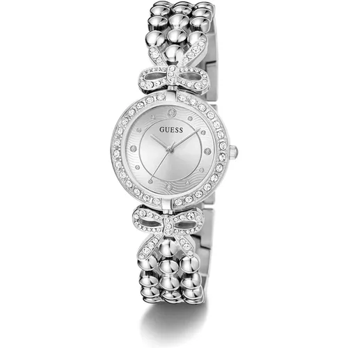 Watches, female, , Size: ONE SIZE Women's Bracelet Watch Silver GB Ribbon Gw0838L1 - Guess - Modalova
