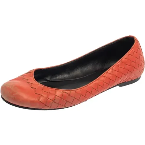 Pre-owned Flats, female, , Size: 9 US Pre-owned Leather flats - Bottega Veneta Vintage - Modalova