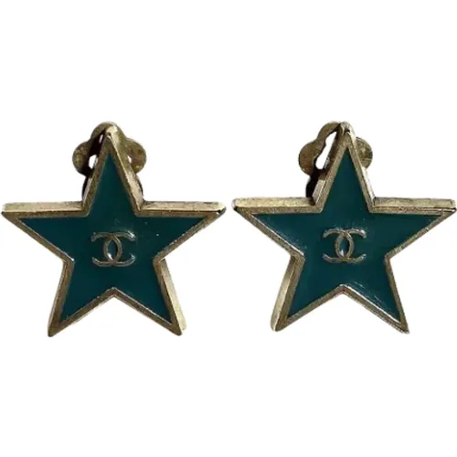 Pre-owned Jewellery, female, , Size: ONE SIZE Pre-owned Metal earrings - Chanel Vintage - Modalova