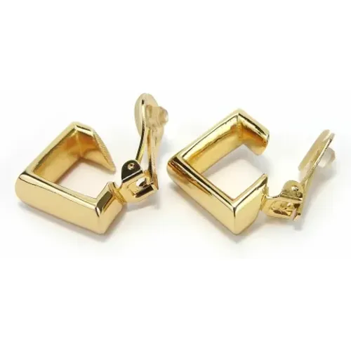 Pre-owned Jewellery, female, , Size: ONE SIZE Pre-owned Metal earrings - Dior Vintage - Modalova