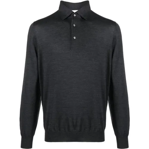 Wool Polo Shirt, Regular Fit , male, Sizes: L - Lardini - Modalova