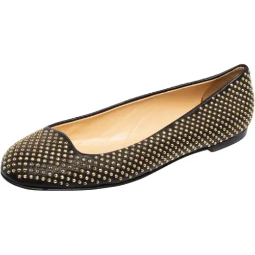 Pre-owned Flats, female, , Size: 8 US Pre-owned Leather flats - Giuseppe Zanotti Pre-owned - Modalova