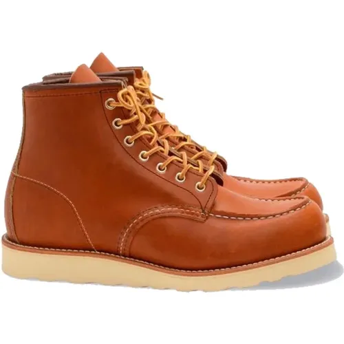 Classic Moc Style Oro Legacy Leather , male, Sizes: 10 1/2 UK, 12 UK, 10 UK, 8 UK, 11 UK, 8 1/2 UK, 6 UK, 5 UK - Red Wing Shoes - Modalova