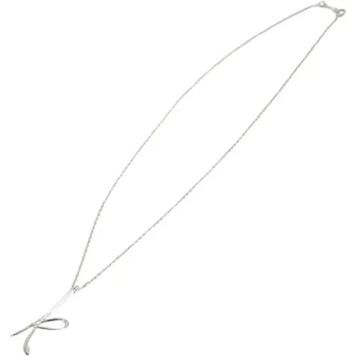 Pre-owned Jewellery, female, , Size: ONE SIZE Pre-owned Silver necklaces - Tiffany & Co. Pre-owned - Modalova