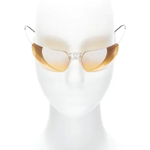 Pre-owned Metal sunglasses , female, Sizes: ONE SIZE - Chanel Vintage - Modalova