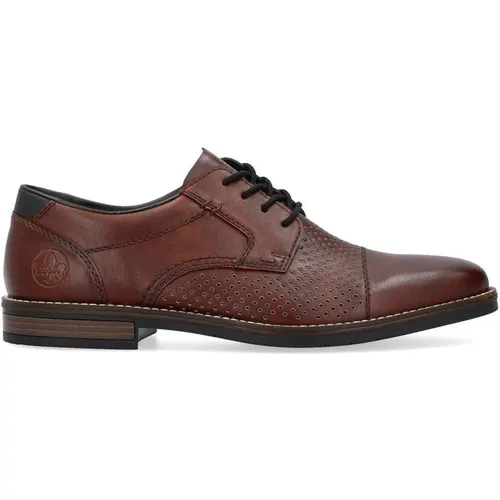 Klassische Braune Formelle Business-Schuhe , Herren, Größe: 45 EU - Rieker - Modalova