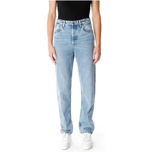 Retro Stonewash Highwaist Jeans , Damen, Größe: W25 L32 - Nudie Jeans - Modalova