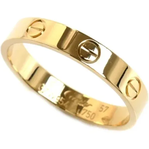 Pre-owned Gold rings , female, Sizes: ONE SIZE - Cartier Vintage - Modalova