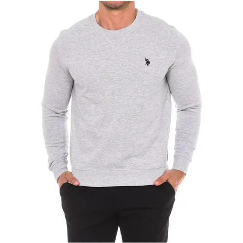 Round Neck Sweatshirt , male, Sizes: L, M, 3XL, 2XL - U.s. Polo Assn. - Modalova