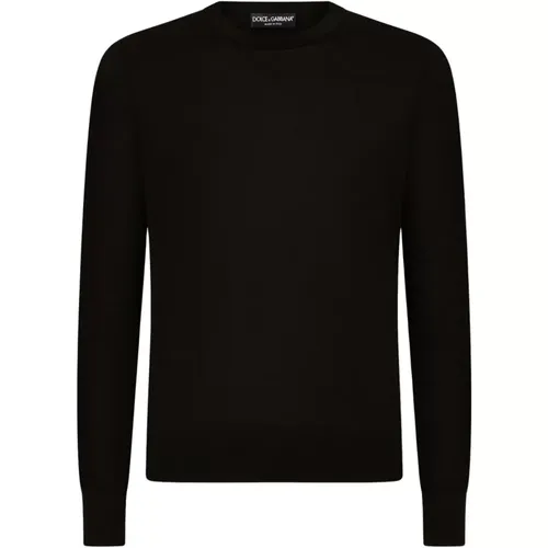 Schwarze Dolce Gabbana Pullover - Dolce & Gabbana - Modalova