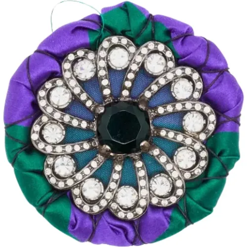 Pre-owned Jewellery, female, , Size: ONE SIZE Pre-owned Satin brooches - Miu Miu Pre-owned - Modalova