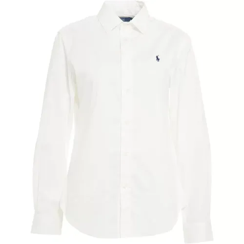 Logo Embroidered Shirt , female, Sizes: M, L, S, XL - Ralph Lauren - Modalova