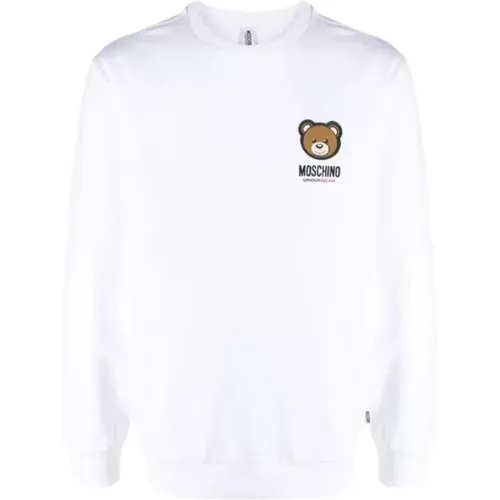 Kapuzenloser Pullover , Damen, Größe: S - Moschino - Modalova