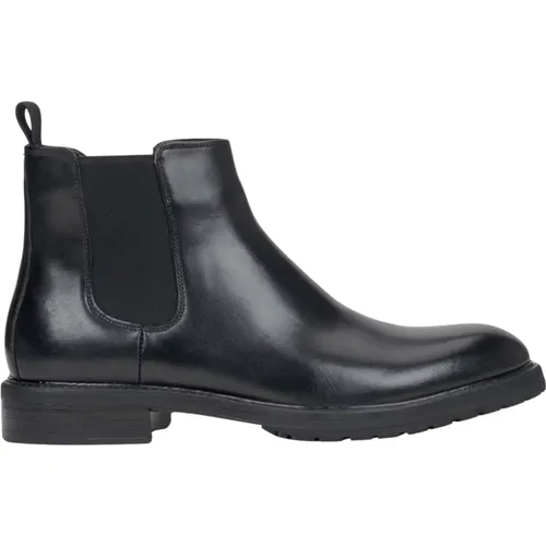 Chelsea Boots, male, , Size: 7 US Men's Classic Chelsea Boots made of Genuine Leather Er00116138 - Estro - Modalova