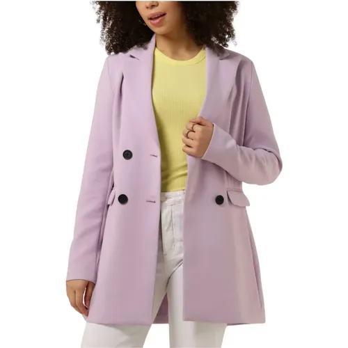 Lila Jacke Blazer für Damen - Giacomo - Modalova