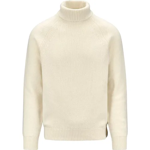 Turtlenecks, male, , Size: S High-neck Merino Wool Sweater - K-way - Modalova