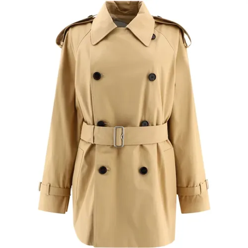 Giu Trenchcoat 100% Cotton , female, Sizes: 3XS, 2XS, XS - Burberry - Modalova