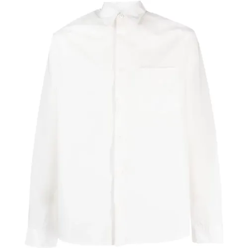 Klassisches Weißes Taschenhemd , Herren, Größe: S - A.p.c. - Modalova