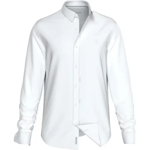 Casual Shirt Slim Fit , male, Sizes: S, XS - Calvin Klein - Modalova