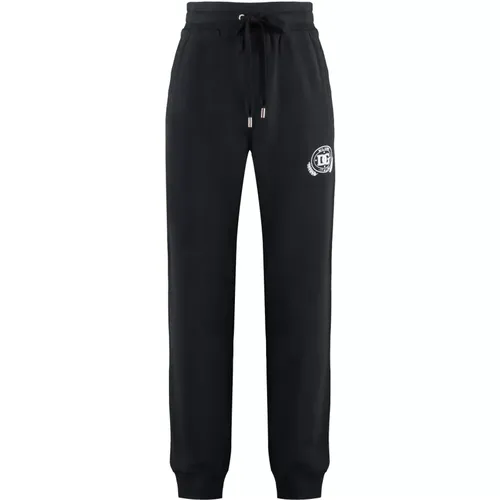 Baumwoll-Track-Pants mit gerippten Bündchen - Dolce & Gabbana - Modalova