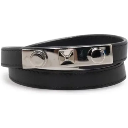 Pre-owned Jewellery, female, , Size: ONE SIZE Pre-owned Leather bracelets - Yves Saint Laurent Vintage - Modalova