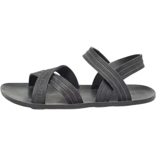 Pre-owned Rubber sandals , male, Sizes: 6 UK - Gucci Vintage - Modalova