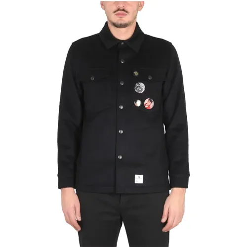 Jacket With Pins , male, Sizes: S - Department Five - Modalova