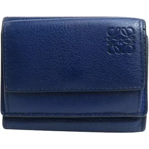 Loewe Leather Wallet , female, Sizes: ONE SIZE - Loewe Pre-owned - Modalova